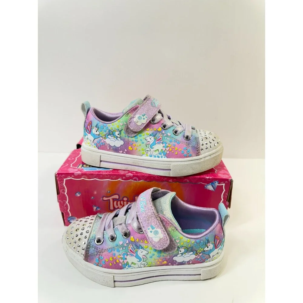 Skechers Twinkle Sparks - Unicorn Wonder, Lavender/Multi, 10.5